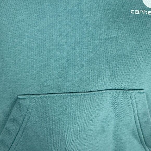 Kids Carhartt Blue Hoodie - Picture 6 of 6